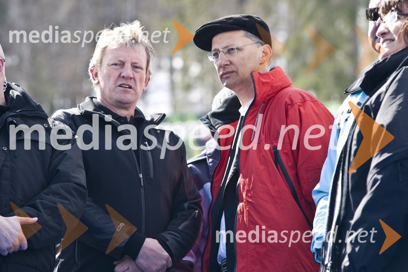 ... in Igor Lukšič, minister za šolstvo in športFinale svetovnega pokala v smučarskih skokih v Planici 2009, sobota