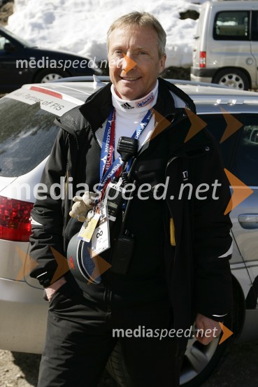 Walter Hofer, direktor svetovnega pokala v smučarskih skokihFinale svetovnega pokala v smučarskih skokih v Planici 2009, sobota