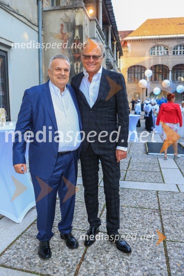  Živorad Smiljković, vodja / direktor predstavništva podjetja Riko v Minsku, Belorusija Riko;  Janez  Škrabec, direktor Riko d.o.o.60 let uspešnega podjetnika Janeza Škrabca