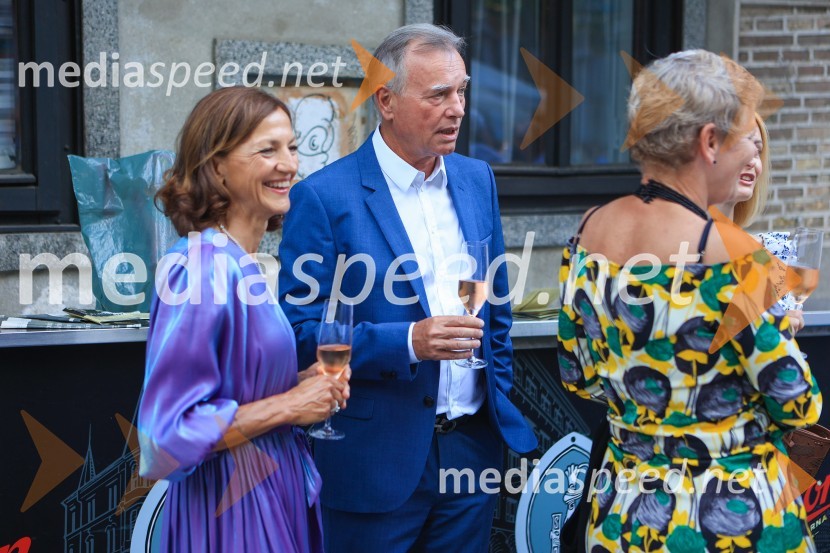 dr. Maja Zalaznik, nekdanja ministrica za izobraževanje, znanost in šport; dr. Igor Bartenjev, dr. med. specialist dermatovenerologije60 let uspešnega podjetnika Janeza Škrabca