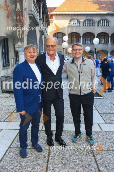  Marko Pogorevc, Telekom Slovenije;  Janez  Škrabec, direktor Riko d.o.o.60 let uspešnega podjetnika Janeza Škrabca