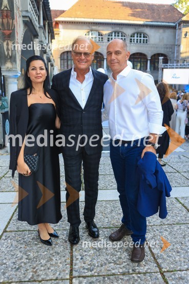 mag. Sandra  Damijan, ekonomistka;  Janez  Škrabec, direktor Riko d.o.o.; prof. dr.  Jože  P. Damijan, Ekonomska fakulteta v Ljubljani60 let uspešnega podjetnika Janeza Škrabca