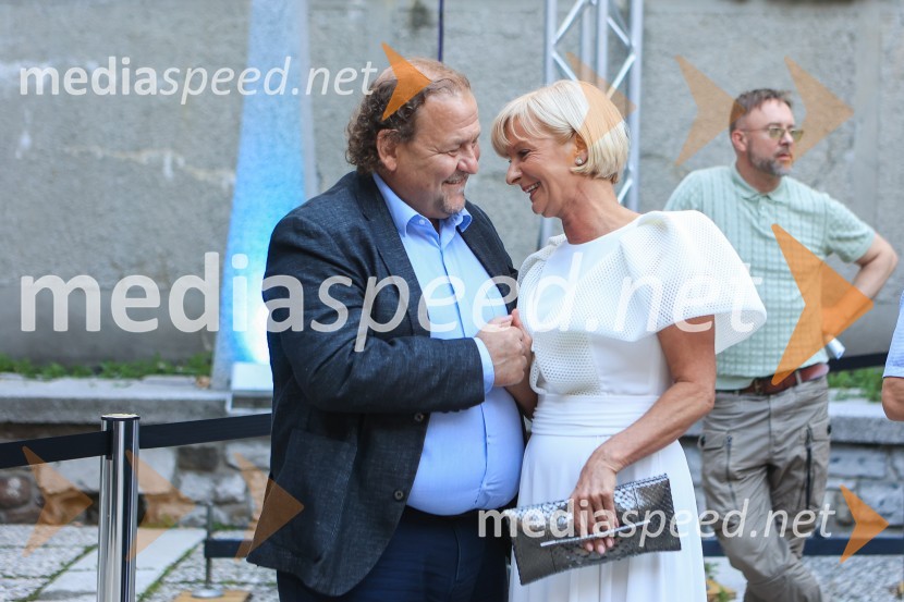  Darko  Brlek, direktor in umetniški vodja, Festival Ljubljana;  Sonja Poljanšek Škrabec, lastnica Welness centra Sunny60 let uspešnega podjetnika Janeza Škrabca