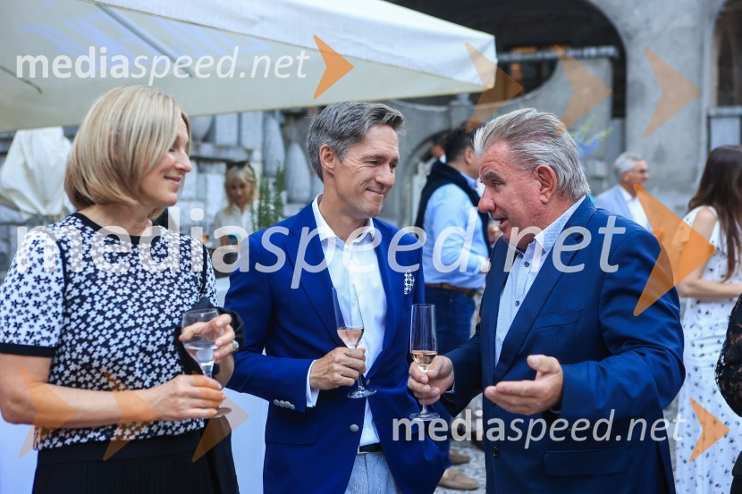  Špela Rep;  Roman Rep, policist, uradnik; mag. Andrej Vizjak, nekdanji minister za okolje in prostor60 let uspešnega podjetnika Janeza Škrabca