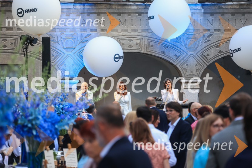  Alenka Godec, pevka;  Simona  Vodopivec Franko, pevka, igralka;  Damjana Golavšek, pevka60 let uspešnega podjetnika Janeza Škrabca