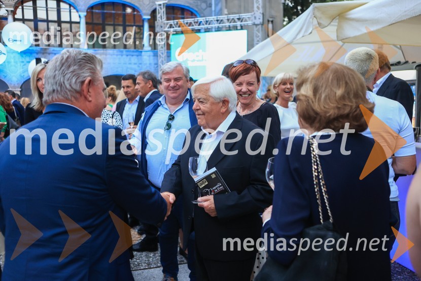  Milan Kučan, nekdanji predsednik Republike Slovenije; mag. Andrej Vizjak, nekdanji minister za okolje in prostor60 let uspešnega podjetnika Janeza Škrabca