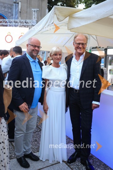  Miljenko Puljić, Zagrebško mestno gledališče Komedija;  Sonja Poljanšek Škrabec, lastnica Welness centra Sunny;  Janez  Škrabec, direktor Riko d.o.o.60 let uspešnega podjetnika Janeza Škrabca