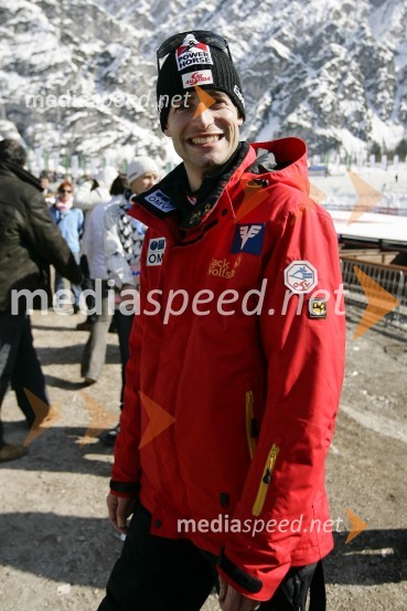 Wolfgang Loitzl, avstrijski smučarski skakalec in zmagovalec Novoletne turnejeFinale svetovnega pokala v smučarskih skokih v Planici 2009, sobota