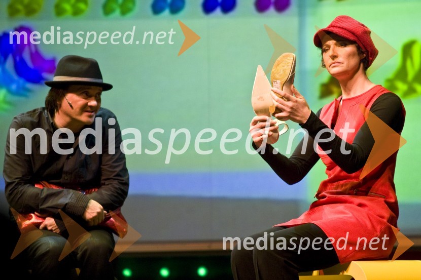 Brane Šturbej in Lucija Ćirović, igralcaMoški&ženske.com, premiera komedije