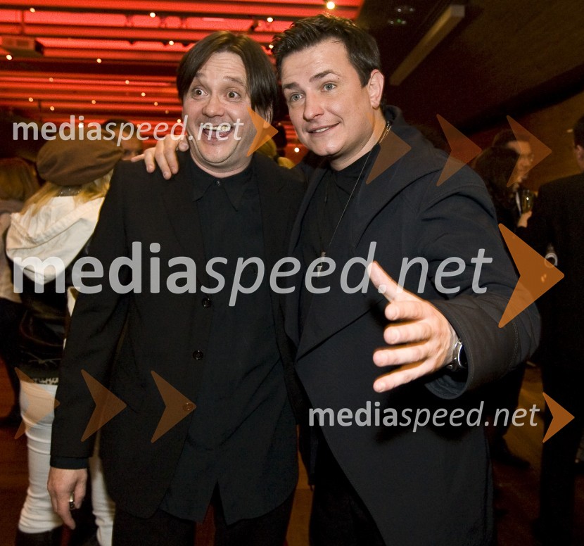 Brane Šturbej in Rado Mulej, igralcaMoški&ženske.com, premiera komedije