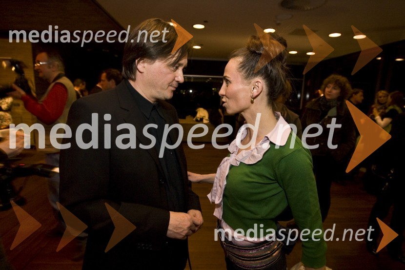 Brane Šturbej in Alenka Tetičkovič, igralcaMoški&ženske.com, premiera komedije