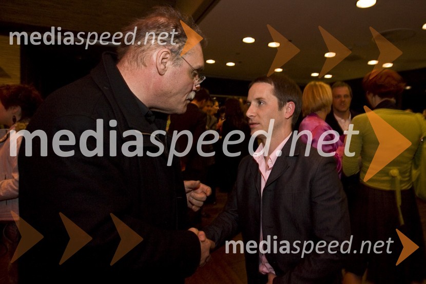 Boris Kobal in Miha Brajnik, igralcaMoški&ženske.com, premiera komedije