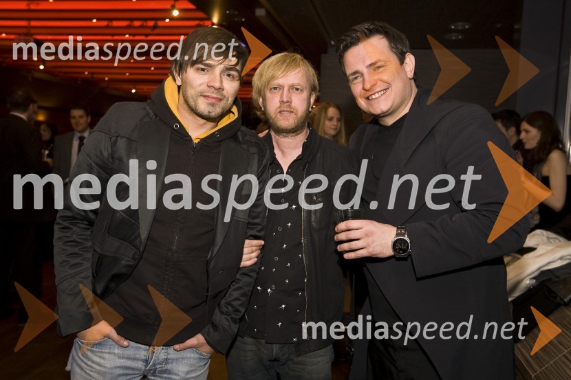 Lado Bizovičar, Matjaž Javšnik in Rado MulejMoški&ženske.com, premiera komedije