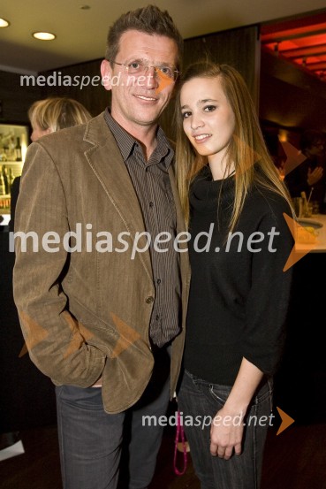 Stane Cencelj, lastnik in direktor radia Hit in hči NinaMoški&ženske.com, premiera komedije