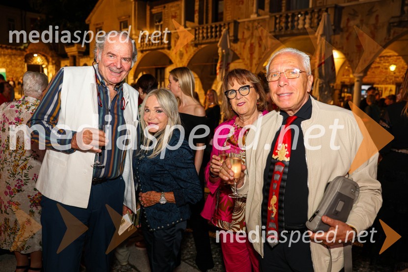  Gabriele Massarutto;  Maria Giovanna Elmi, TV voditeljica;  ... ;  ... Zvezde, gala baletni večer na 71. Ljubljana Festivalu