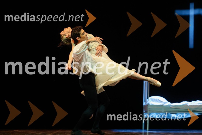  Michele Satriano, baletni plesalec;  Eleonora Abbagnato, baletna plesalkaZvezde, gala baletni večer na 71. Ljubljana Festivalu