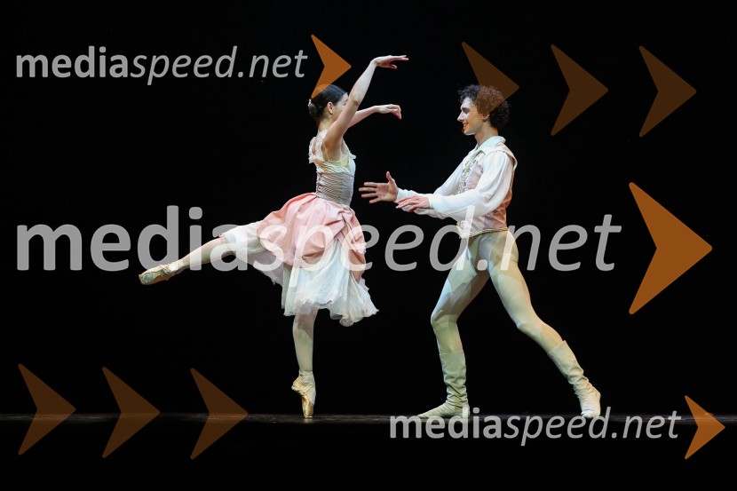  Paula Iniesta, baletna plesalka;  Alessandro Frola, baletni plesalecZvezde, gala baletni večer na 71. Ljubljana Festivalu