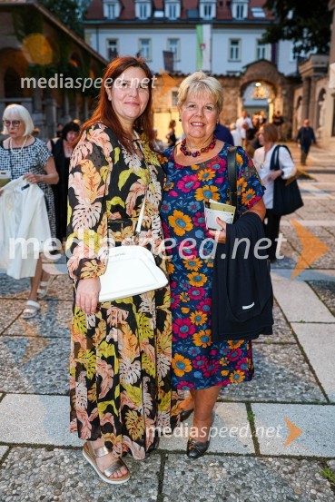  Teja Pelko, novinarka, Svet24;  Irena  Butoln, germanistkaZvezde, gala baletni večer na 71. Ljubljana Festivalu