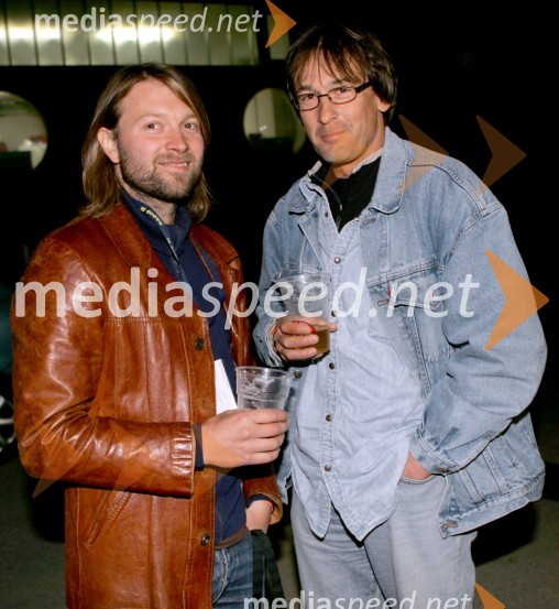 Gušti, pevec in Smiljan Kreže, organizator koncertovRSi - Radio Slovenija Internacional Open air