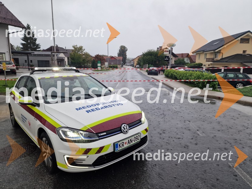 Razmere po nočnem deževju v KranjuPoplave v Sloveniji