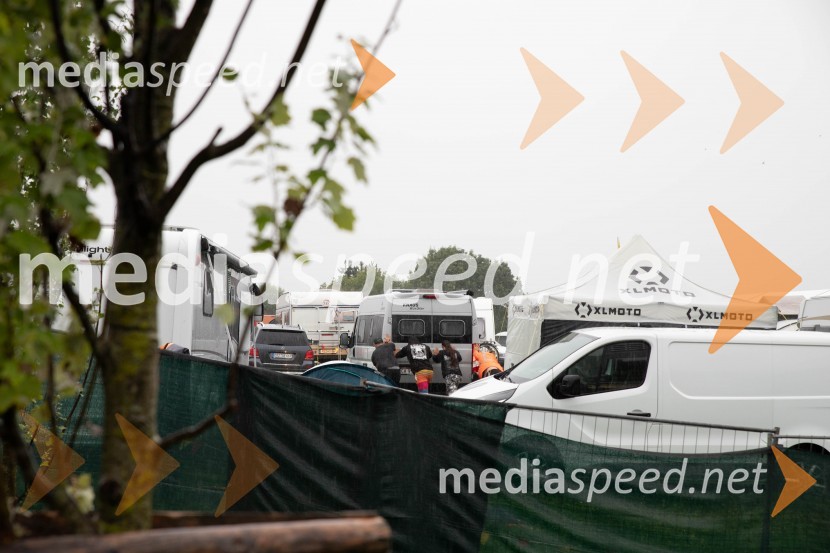 Evakuacija kampa Festivala Metal days v Velenju