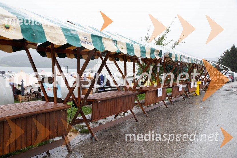 Evakuacija kampa Festivala Metal days v Velenju