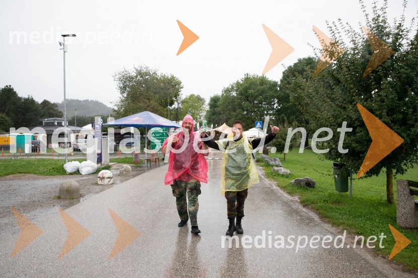 Evakuacija kampa Festivala Metal days v Velenju