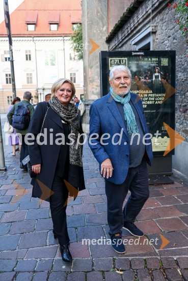  Ksenija Benedetti, predavateljica, muzikologinja, pianistka in nekdanja vodja Protokola Republike Slovenije;  Boris Cavazza, igralecNa Ljubljana Festivalu plesni Gran Bolero