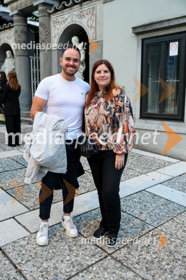  Žiga Lakner, pevec;  Teja Pelko, novinarka, Svet24Na Ljubljana Festivalu plesni Gran Bolero