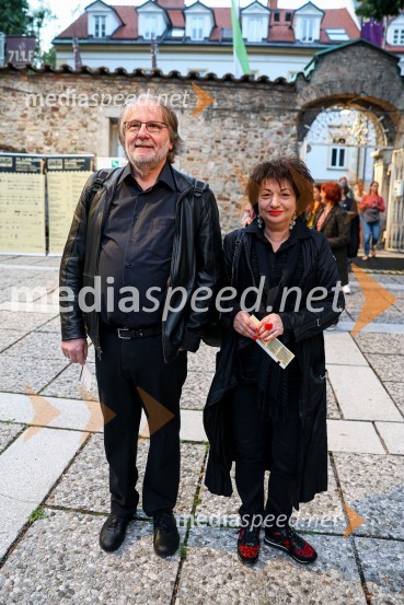  Vinko Möderndorfer, pisatelj, pesnik, režiser, dramatik;  Eva Rohrman, producentkaNa Ljubljana Festivalu plesni Gran Bolero