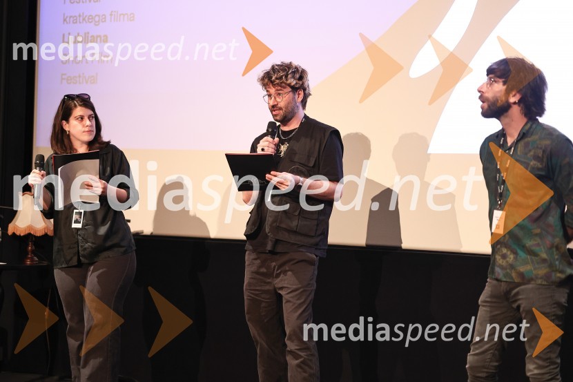  Juca Bonaca, producentka, sodelavka FeKK;  Peter Cerovšek, direktor Festivala kratkega filma Ljubljan;  Matevž Jerman, režiser, programski direktor FeKKZačenja se FeKK – Mednarodni festival kratkega filma