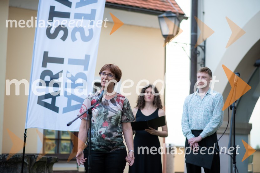  Milena Doberšek, direktorica, Knjižnica Ivana Potrča Ptuj;  Kaja Čelan, novinarka;  Tomi PetekArt Stays 2023