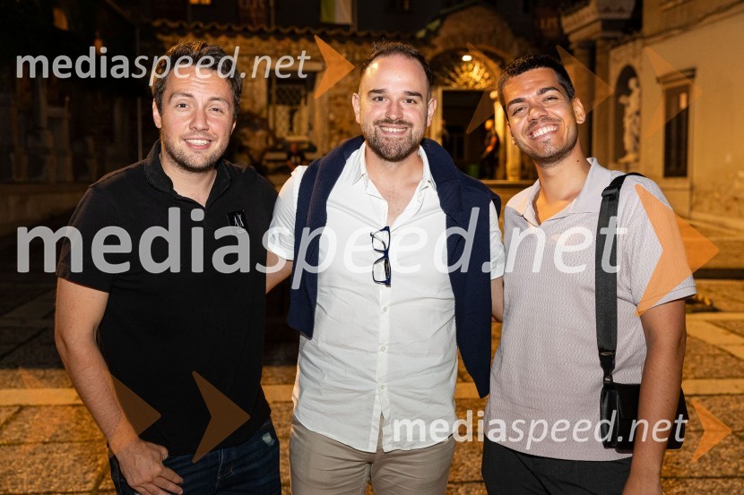  Alex Volasko, pevec;  Žiga Lakner, pevec;  Matic JuvanNa Ljubljana Festivalu čarobna glasba iz Harryja Potterja