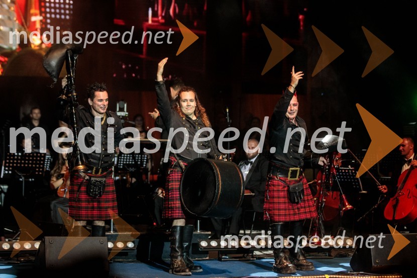  Wim Dobbrisch, The Kingspiper;  William Syd, The KingsPipers;  ... Koncert filmske glasbe Gospodarja prstanov in Hobita, 71. Ljubljana Festival