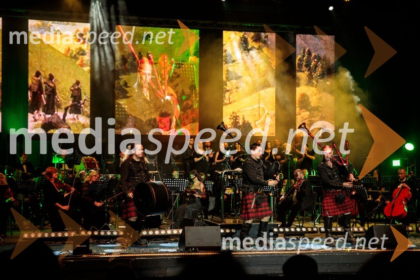  William Syd, The KingsPipers;  Wim Dobbrisch, The Kingspiper;  ... Koncert filmske glasbe Gospodarja prstanov in Hobita, 71. Ljubljana Festival