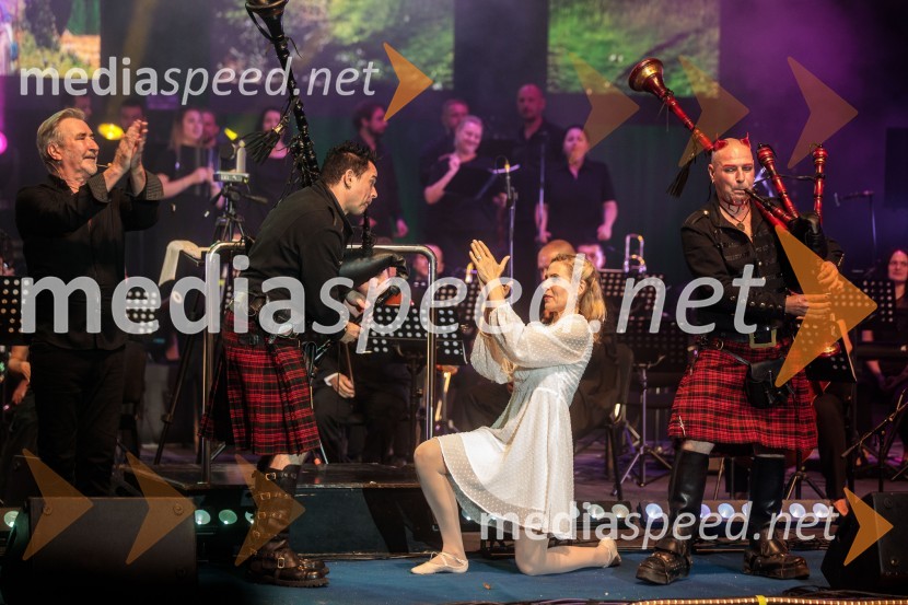  Wim Dobbrisch, The KingsPipers;  Johanna  Krumin, pevka;  ... Koncert filmske glasbe Gospodarja prstanov in Hobita, 71. Ljubljana Festival