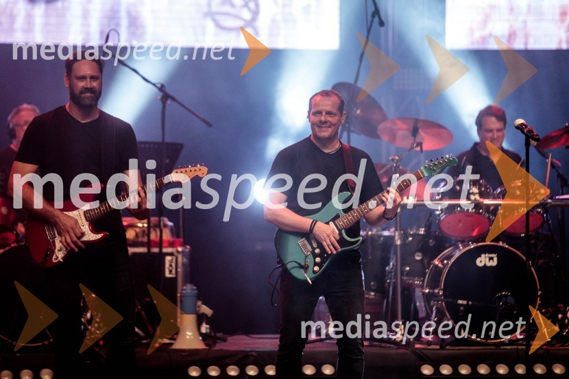  Michael Stockschläge, Meddle;  Micky Brülls, MaddlePink Floyd z znamenito rock opero The Wall na 71. Ljubljana Festivalu