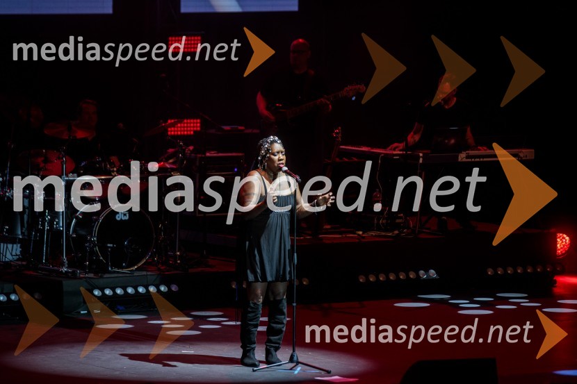  Durga McBroom, pevkaPink Floyd z znamenito rock opero The Wall na 71. Ljubljana Festivalu