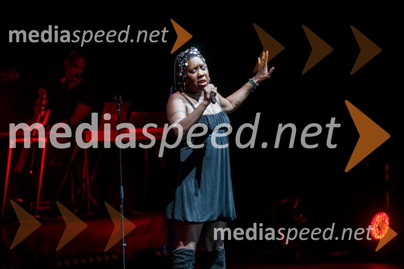  Durga McBroom, pevkaPink Floyd z znamenito rock opero The Wall na 71. Ljubljana Festivalu