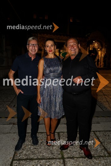   Igor  Jelen-Iggy, Hiša umetnosti IGEN Celje;  Gaja Višnar, igralka;  Darko  Brlek, direktor in umetniški vodja, Festival LjubljanaUte Lemper in Slovenski mladinski orkester, 71. Ljubljana Festival