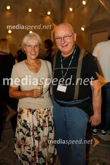  Mateja Dudek;  Janez Platiše, fotograf in urednik portala Seniorji.infoUte Lemper in Slovenski mladinski orkester, 71. Ljubljana Festival
