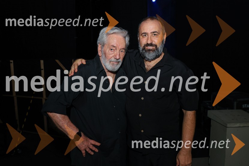  Cesar Camargo Mariano, pianist;  Sergej Ranđelović, glasbenik, član skupine Bossa de NovoBossa de Novo & Cesar Camargo Mariano na 71. Ljubljana Festivalu