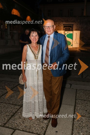  Nataša Eberlinc;  Marjan Eberlinc, direktor, družba Plinovodi d.o.o.Bossa de Novo & Cesar Camargo Mariano na 71. Ljubljana Festivalu