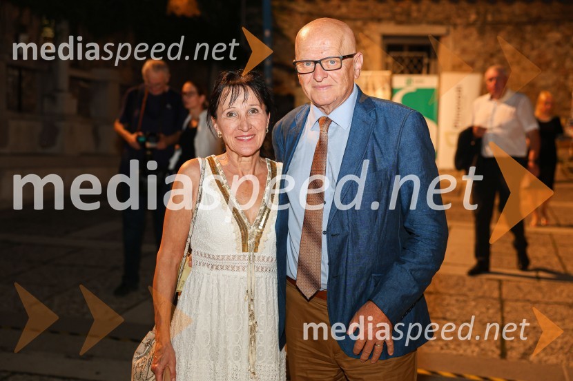  Nataša Eberlinc;  Marjan Eberlinc, direktor, družba Plinovodi d.o.o.Bossa de Novo & Cesar Camargo Mariano na 71. Ljubljana Festivalu