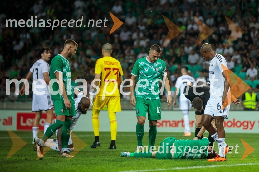  Pedro Lucas Schwaizer, nogometaš, NK Olimpija;  ... ;  Timi Max Elšnik, nogometaš, NK Olimpija;  Ahmet Muhamedbegovic, nogometaš, NK Olimpija;  ... Olimpija - Qarabag, nogometna tekma