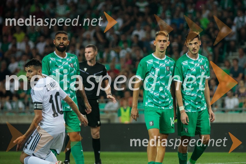  David de Senna Fernandes Sualehe, nogometaš, NK Olimpija;  Marcel Ratnik, nogometaš, NK Olimpija;  Ahmet Muhamedbegovic, nogometaš, NK OlimpijaOlimpija - Qarabag, nogometna tekma