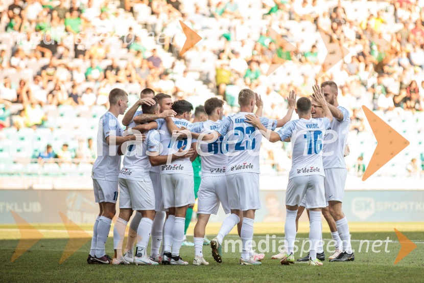 Nogometna tekma 6. kola Prve Lige Telemach med NK Olimpija Ljubljana in NK Celje