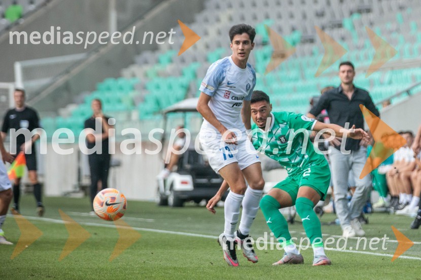  Jegor Prucev, nogometaš, NK Celje;  Jorge Silva, nogometaš, NK OlimpijaNogometna tekma 6. kola Prve Lige Telemach med NK Olimpija Ljubljana in NK Celje