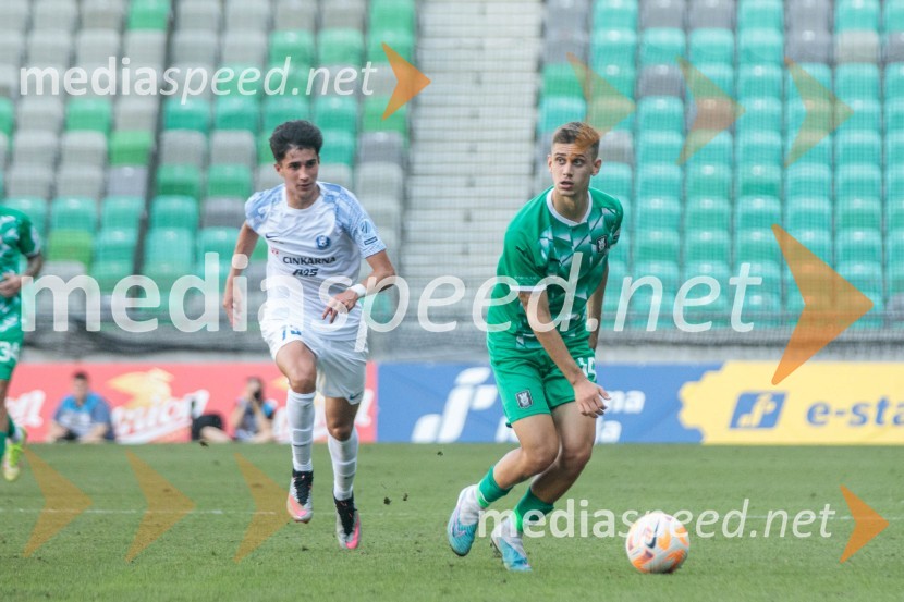  Jegor Prucev, nogometaš, NK Celje;  Marcel Ratnik, nogometaš, NK OlimpijaNogometna tekma 6. kola Prve Lige Telemach med NK Olimpija Ljubljana in NK Celje