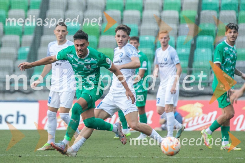  Jorge Silva, nogometaš, NK Olimpija;  Tamar Svetlin, nogometaš, NK CeljeNogometna tekma 6. kola Prve Lige Telemach med NK Olimpija Ljubljana in NK Celje